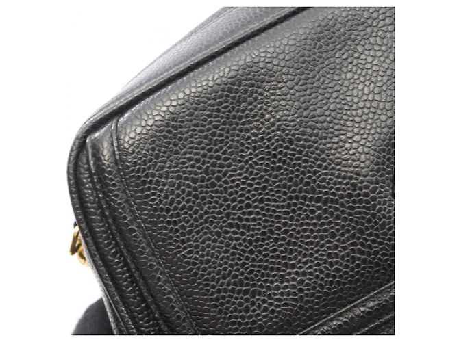 Bolso de hombro Chanel Coco Mark en piel negra Negro - vista 7