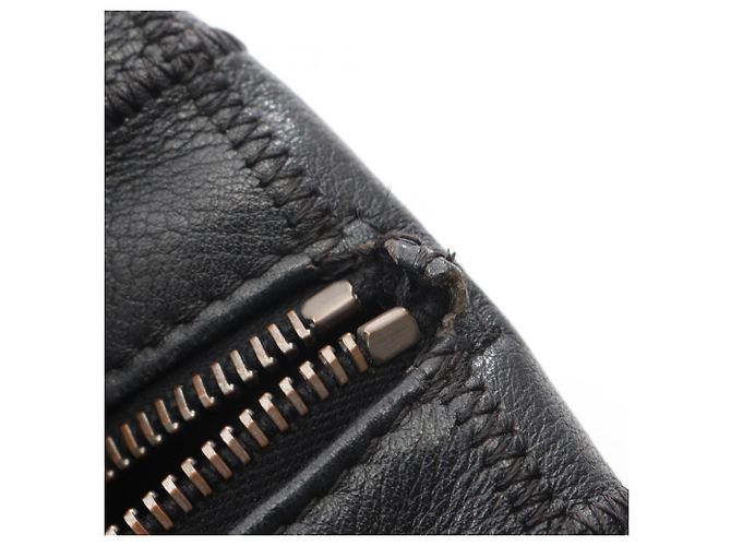 Chanel Chocolate Bar Handtasche Schwarz - Ansicht 13