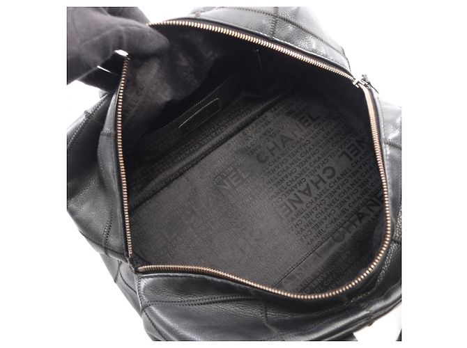 Chanel Chocolate Bar Handtasche Schwarz - Ansicht 3