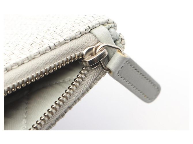 Borsa Chanel Deauville Second Bag Clutch Handbag Marrone - vista 7