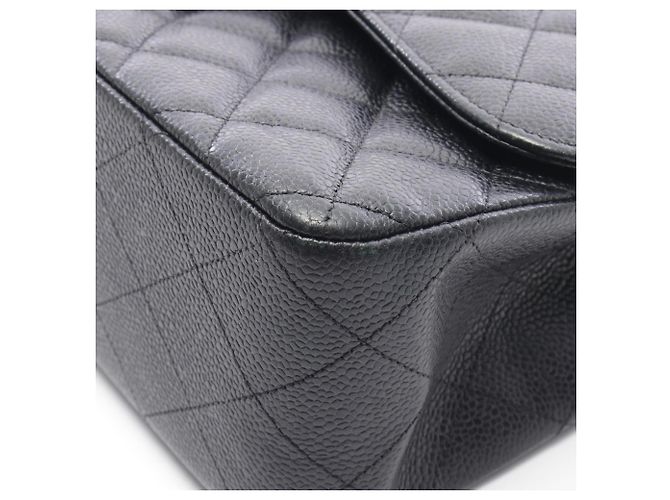 Timeless Borsa a tracolla Chanel Large Matelassé Classic Double Flap Nero - vista 7