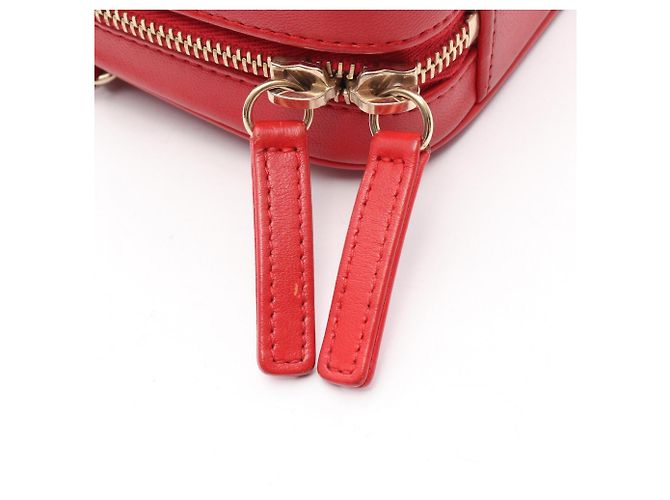 Riñonera con cadena Chanel Coco Mark Roja - vista 11