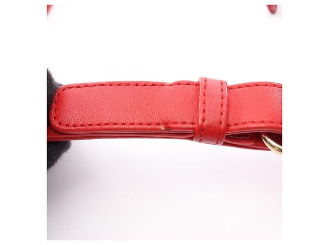 Riñonera con cadena Chanel Coco Mark Roja - vista 12
