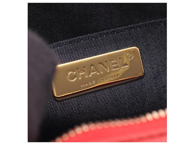 Riñonera con cadena Chanel Coco Mark Roja - vista 4