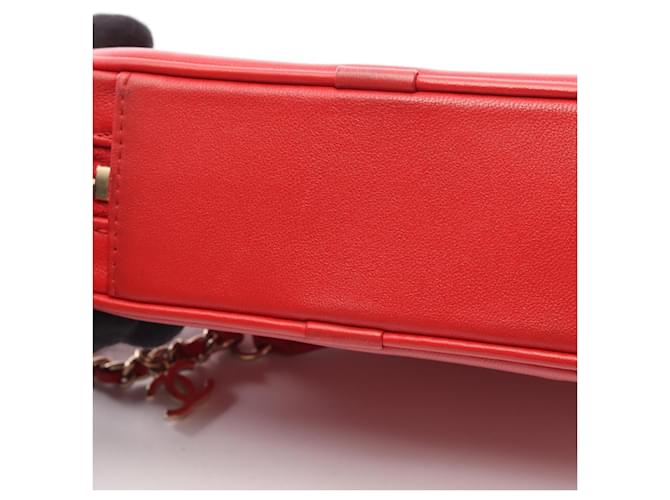Riñonera con cadena Chanel Coco Mark Roja - vista 7