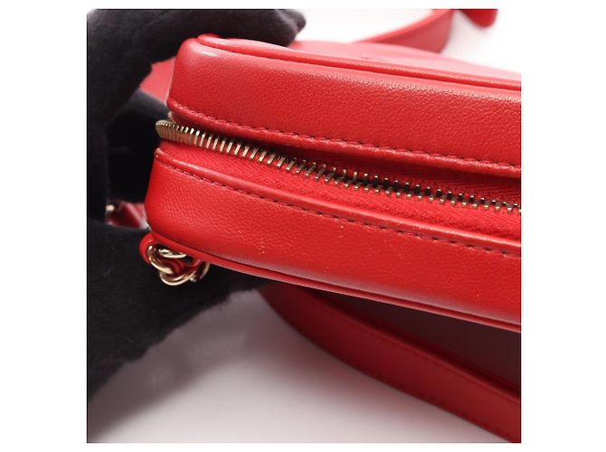 Riñonera con cadena Chanel Coco Mark Roja - vista 8
