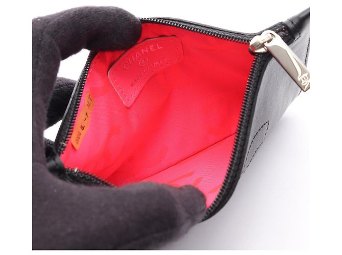 Chanel Coco Mark Handtasche Pouch Schwarz - Ansicht 3