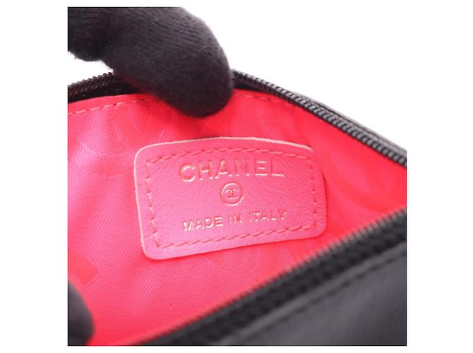 Chanel Coco Mark Handtasche Pouch Schwarz - Ansicht 4