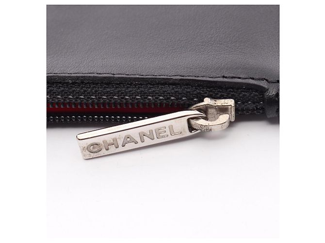 Chanel Coco Mark Handtasche Pouch Schwarz - Ansicht 8