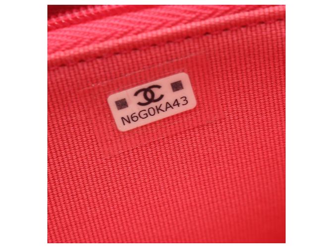 Cartera redonda Chanel Coco Mark Rosa - vista 5