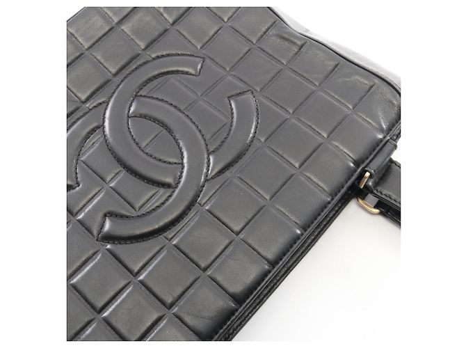 Borsa Tote Chanel Black Chocolate Bar Nero - vista 11