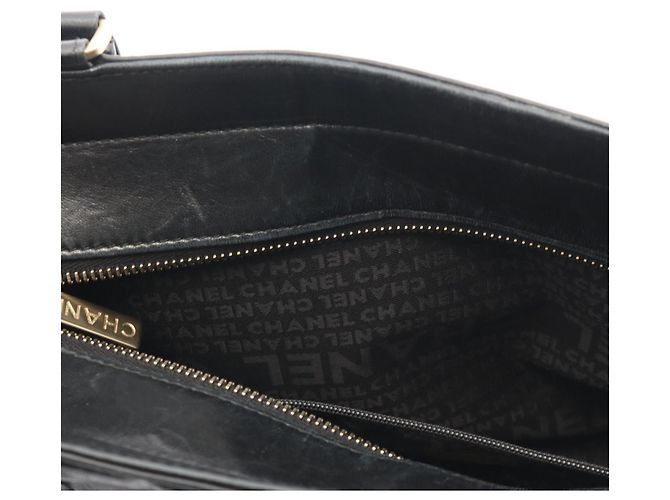 Borsa Tote Chanel Black Chocolate Bar Nero - vista 6