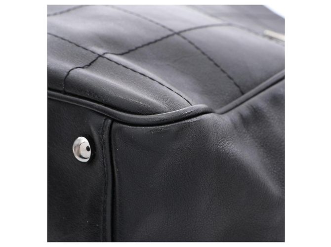 Borsa Tote Chanel Chocolate Bar Nero - vista 13
