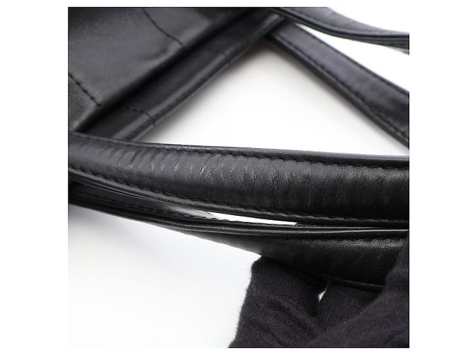 Borsa Tote Chanel Chocolate Bar Nero - vista 6