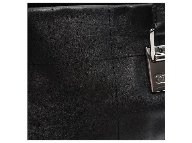 Borsa Tote Chanel Chocolate Bar Nero - vista 7