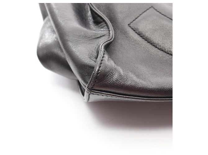 Borsa a tracolla con coulisse Chanel Coco Mark Nero - vista 7