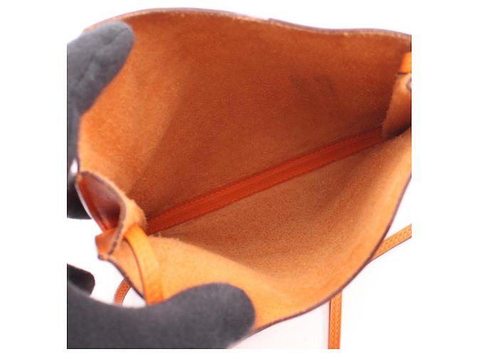 Hermès Borsa a Spalla Hermes Onimaitou 2 Orange Arancione - vista 3