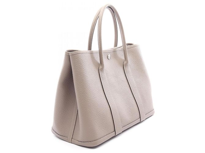 Hermès Borsa Tote Hermes Garden Party PM Beige - vista 2