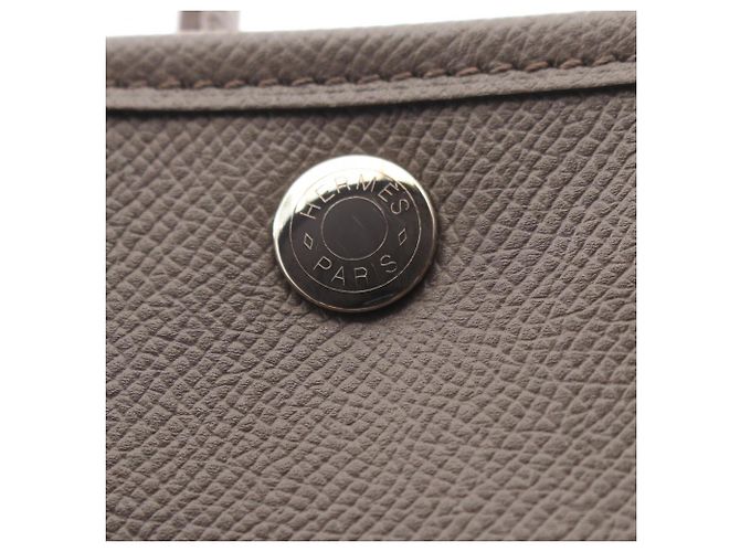 Hermès Borsa Tote Hermes Garden Party TPM Beige - vista 9