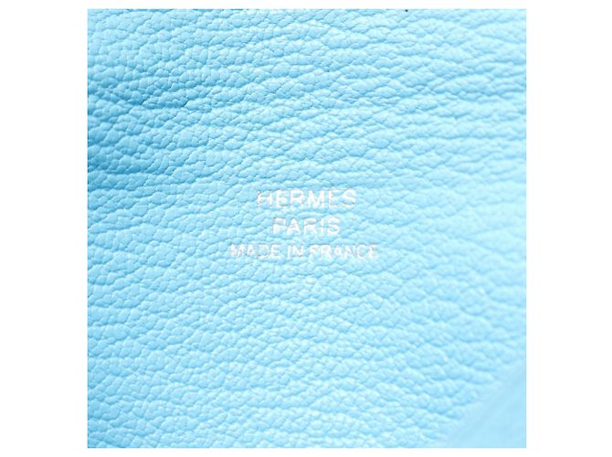 Hermès Monedero Hermes Calvi Celeste Azul Azul claro - vista 5