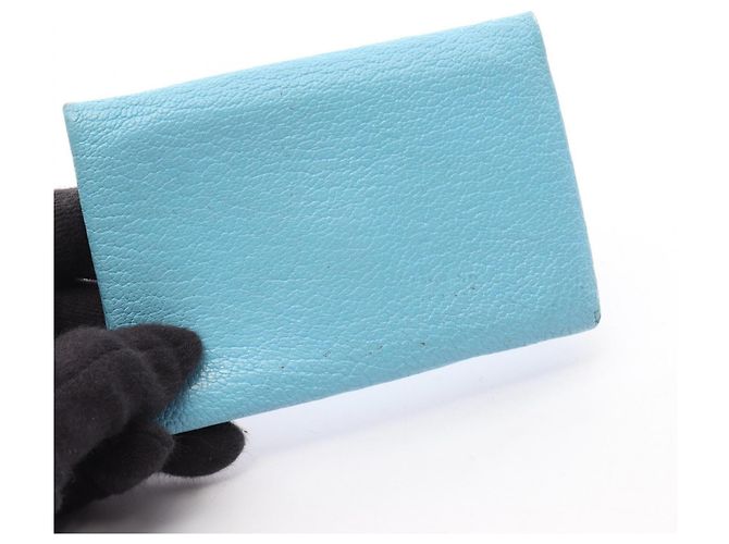 Hermès Monedero Hermes Calvi Celeste Azul Azul claro - vista 9
