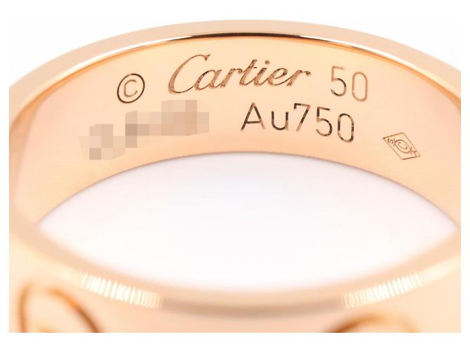 Anello Love di Cartier in oro rosa 18K D'oro - vista 3