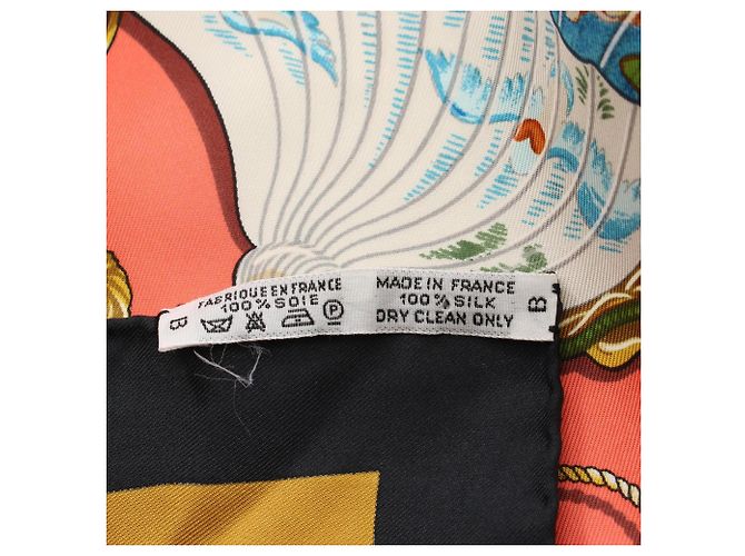 Hermès Sciarpa Hermes Carre 90 BRISE de CHARME Nero Multicolore - vista 3