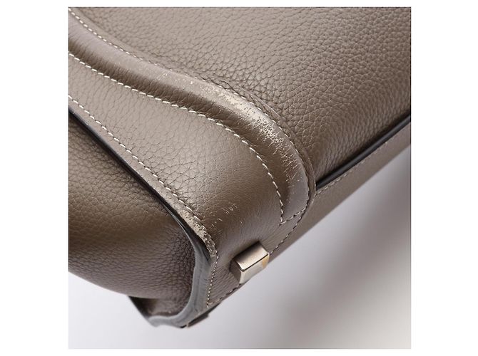 Céline Borsa Tote Celine Luggage Micro Shopper Marrone - vista 10
