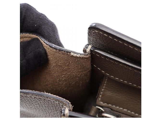 Céline Borsa Tote Celine Luggage Micro Shopper Marrone - vista 15