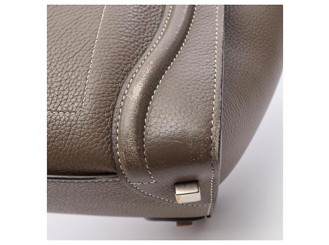 Céline Borsa Tote Celine Luggage Micro Shopper Marrone - vista 7