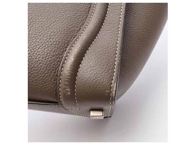 Céline Borsa Tote Celine Luggage Micro Shopper Marrone - vista 9