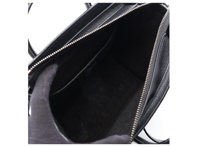 Céline Borsa Celine Luggage Nano Shopper Nero - vista 3