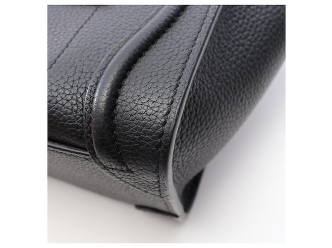 Céline Borsa Celine Luggage Nano Shopper Nero - vista 5