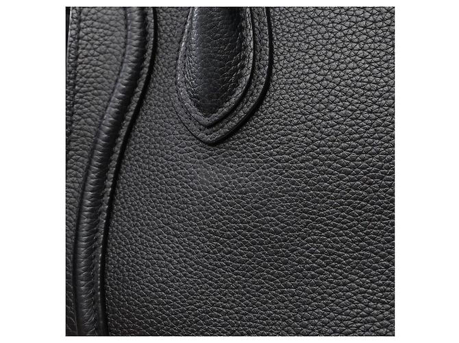 Céline Borsa Celine Luggage Nano Shopper Nero - vista 6