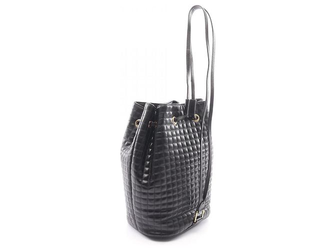 Céline Celine C-Charm Small Backpack/Handbag Black - view 2