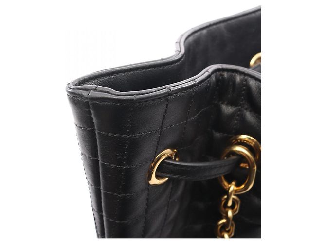 Céline Celine C-Charm Small Backpack/Handbag Black - view 7
