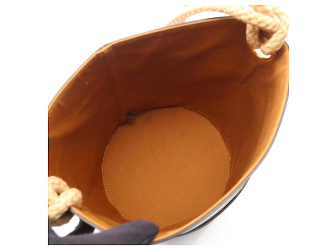 Céline Celine Triomphe Bucket Bag Braun Schwarz - Ansicht 3
