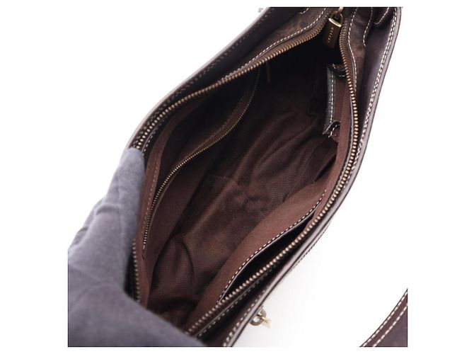 Céline Borsa a tracolla/Borsa a mano Celine Macadam Marrone Beige - vista 3