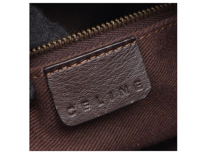 Céline Borsa a tracolla/Borsa a mano Celine Macadam Marrone Beige - vista 4