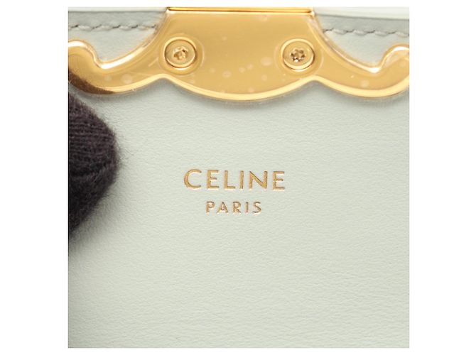 Céline Celine Mini Claude Schultertasche Blau - Ansicht 4