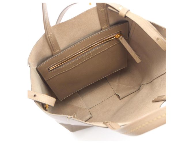 Cabas Céline Borsa Tote 2-Way Celine Vertical Small Marrone - vista 3