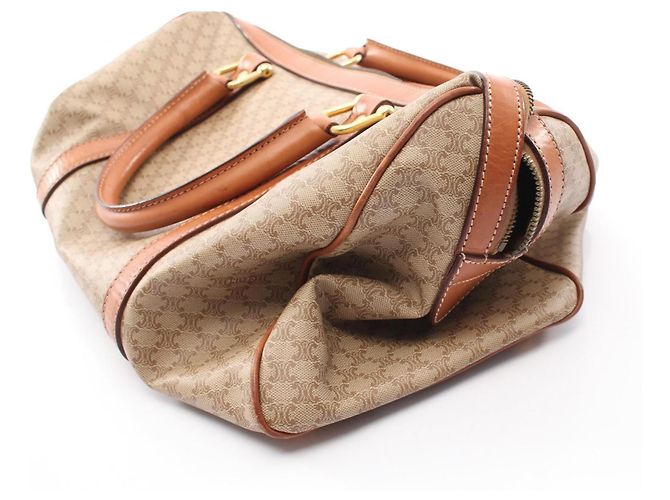 Céline Celine Macadam Boston Tasche Braun Beige - Ansicht 14