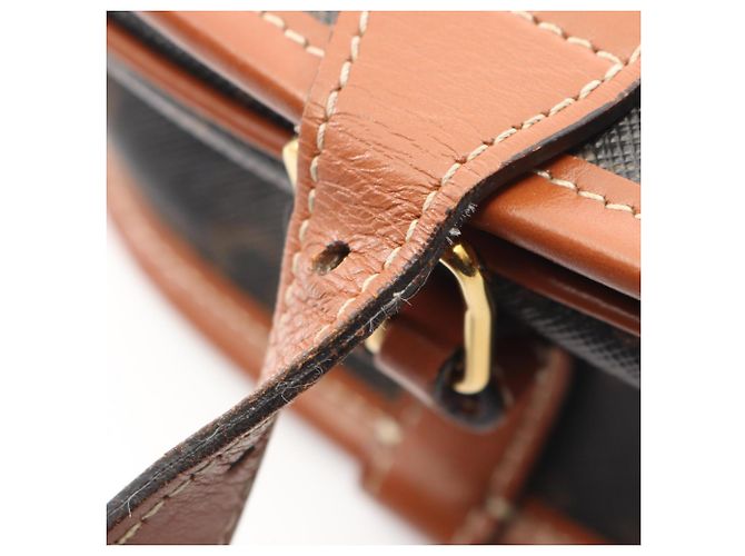 Céline Celine Folco Medium Tasche Braun Schwarz - Ansicht 10