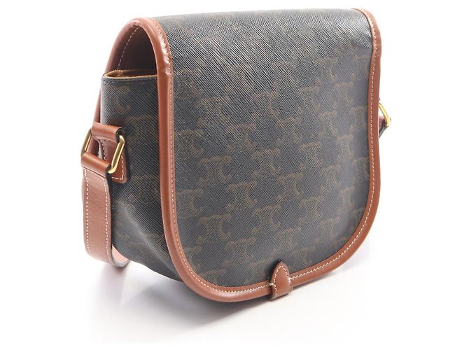 Céline Celine Folco Medium Tasche Braun Schwarz - Ansicht 2