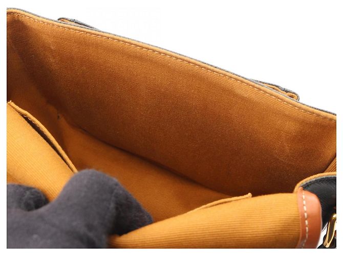 Céline Celine Folco Medium Tasche Braun Schwarz - Ansicht 6