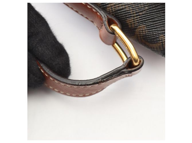 Céline Celine Folco Medium Tasche Braun Schwarz - Ansicht 9