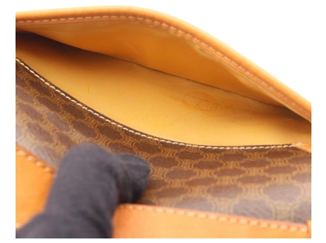 Céline Celine Macadam Handbag Brown - view 11