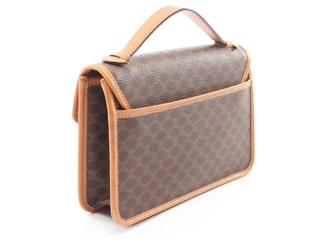Céline Celine Macadam Handbag Brown - view 2