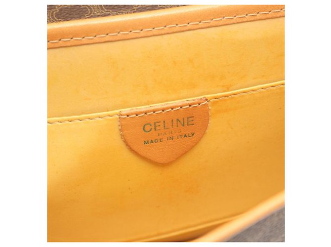 Céline Celine Macadam Handbag Brown - view 4