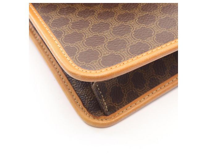 Céline Celine Macadam Handbag Brown - view 6
